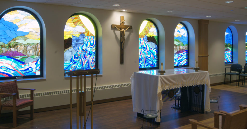 Chapel in the Benedictine Living Community in Duluth, part of the BHS