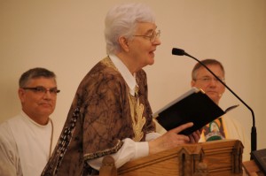Sister Lois Eckes relinquished authority as Prioress