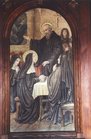 St. Scholastica, Sister of St. Benedict of Nursia