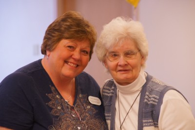 Lisa Askelson and Sister Martha Bechtold