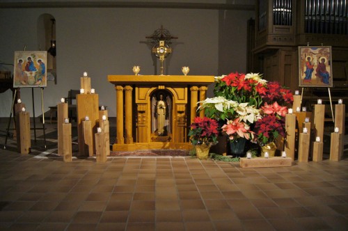Altar at Taize Service