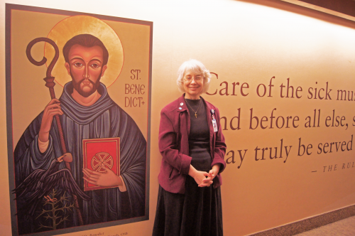 Sister Joan Marie Stelman at St. Mary's Hospital, Duluth