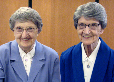Sister Agnes and sister Sister Victorine