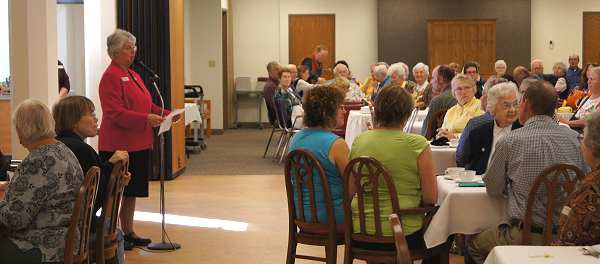 Prioress Sister Beverly introduces her new administrative staff