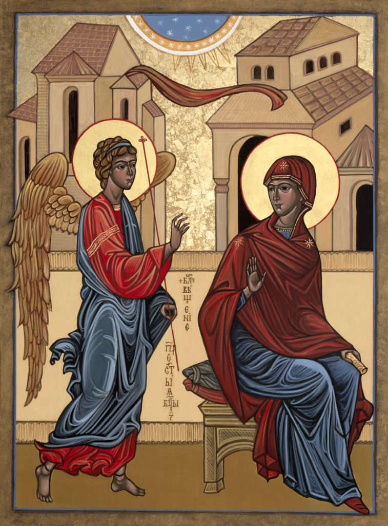 Annunciation by +Sister Mary Charles McGough