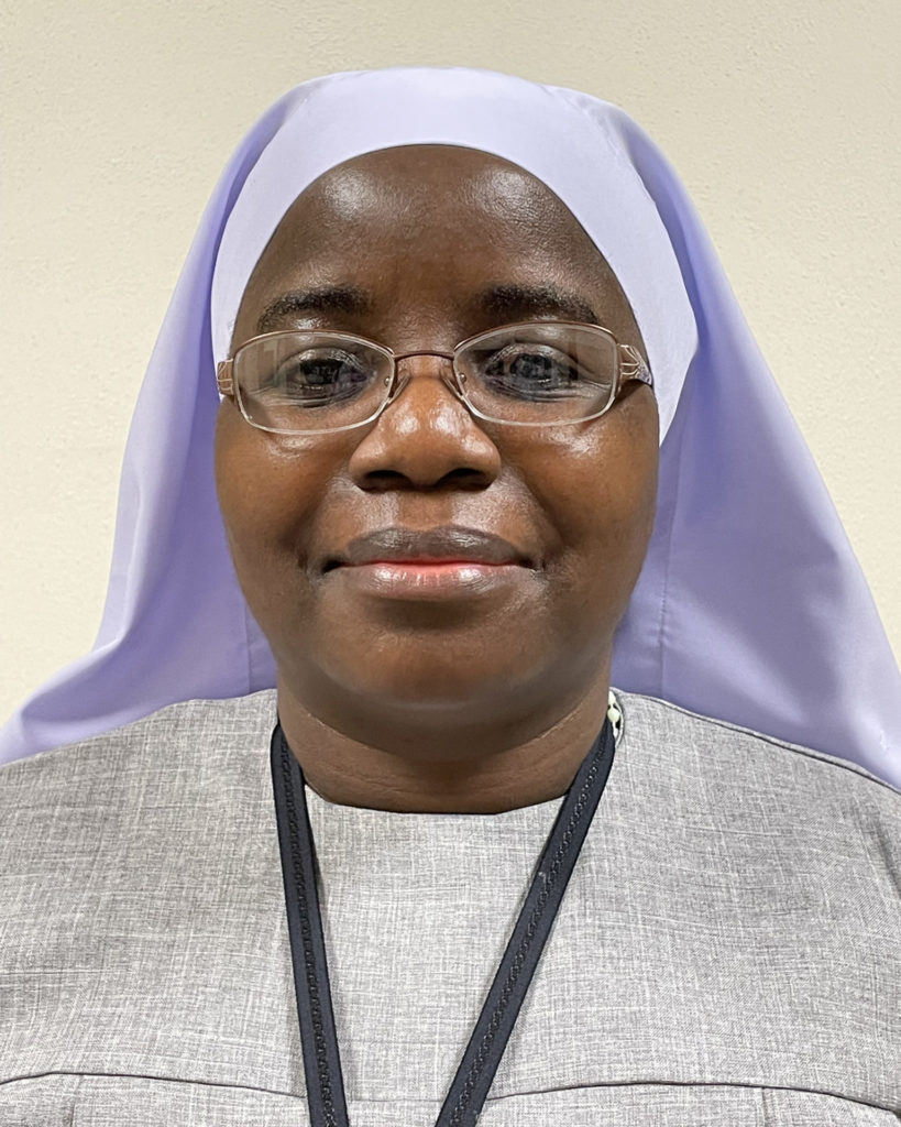 Sister Charity Nkwera, student